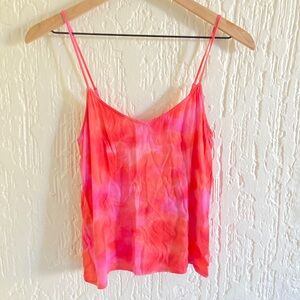 Leith Pink Tie Dye Tank Top Size XXS